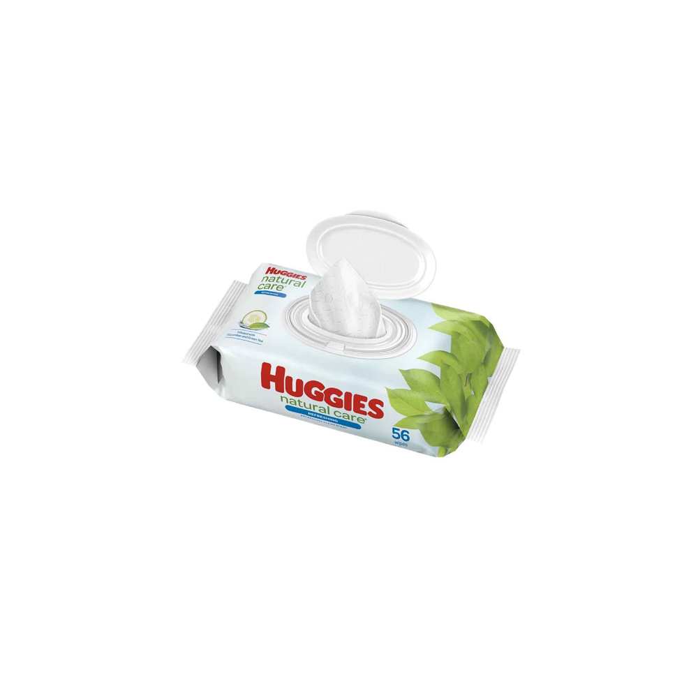 Lingettes Huggies - Natural Care - 40 x 56 pièces - 2040 lingettes